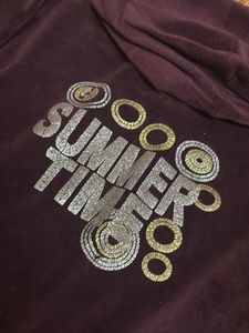 Burgundy Velvet Hoodie