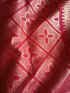 Dollo Silk Kalamkari Saree