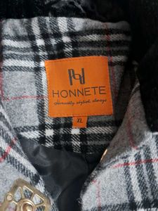Women's Pea coat with Fur Collar