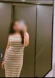 Striped Sleeveless Midi Dress