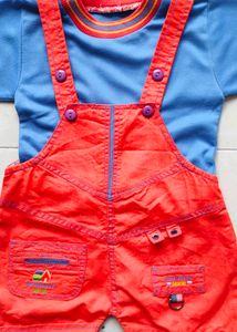 Denim Dungaree Clothing Set