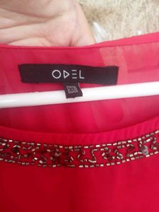 Odel Pink Embellished Sleeveless Top – XL