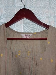 Brown Ethnic Long Kurta