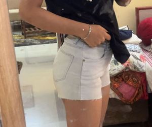 Light Wash Denim Shorts