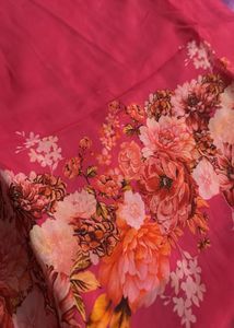 Pink Floral Kurta Set