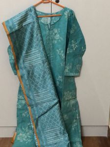 Beautiful Teal Kurta Set