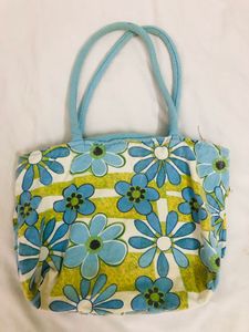 Floral Embellished Tote Bag