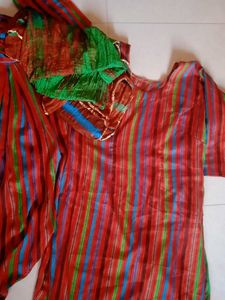 Striped Kurta Set