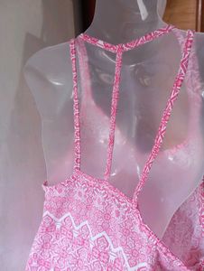 Pink Printed Nightgown