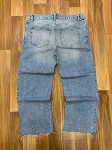Light Wash Distressed Denim Jeans
