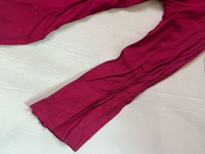 V-Neck Long Sleeve Kurta Top