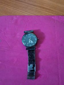 TOMI Silver-Tone Mesh Watch