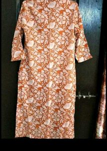 varanga  motif peach kurta and pants