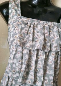 Floral Tiered Mini Dress