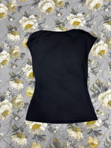 Classic Black Cap Sleeve Top