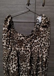 Viral Leopard Print Dress(URBANIC)