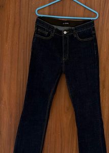 Classic Dark Wash Denim Jeans