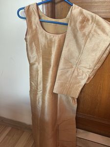 Elegant Gold Kurta & Pant Set