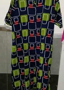 Stylish Geometric Print Kurta
