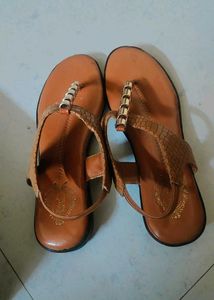 Stylish Tan Thong Sandals