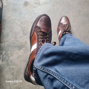 Leather Sneaker For Men's