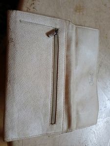 Hunt White Genuine Leather Wallet