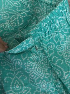 kaftan style kurta with pants full set
