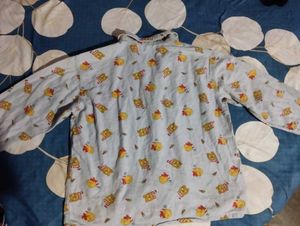 Cute Bear Print Pajama Set