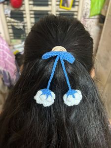 Set of 2 - Crocheted tulip Hair band
