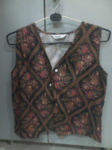 🌸 Corsica Women's Floral Printed Sleeveless Top