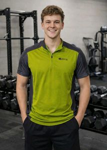 Men's Athletic 1/4 Zip Polo Shirt