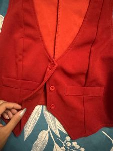 Red Blazer Vest offer