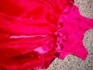 Girl's Red Party Dress