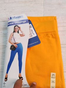 Alfassa Ankle Leggings - Orange