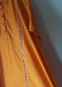 Pure Khadi Silk Handloom fabric Kurti
