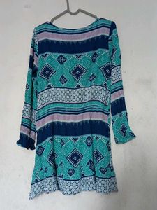 H&amp;M Boho Print Tunic Top