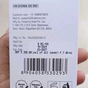 Fix Derma Salyzap Body Acne Spray