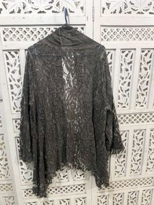 🌸 Imported Sheer Lace Kimono Jacket G