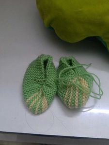 Cute Knitted Baby Booties