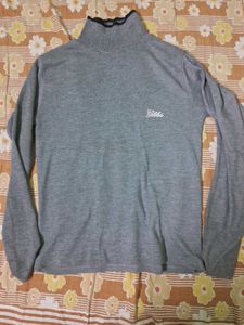 Gray Long Sleeve tunic Top