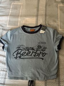Beerbro Graphic Crop Top