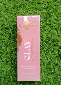 clay co matcha enzyme scrub with Aha & Bha
