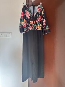 Chic Floral Print Jumpsuit