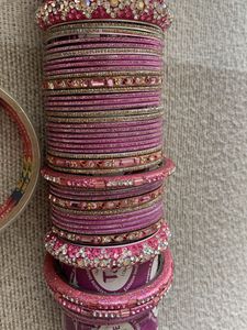 Fixed Price Brand New Pink Bangle Set