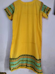 Yellow Beautiful Kurta