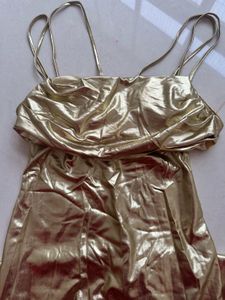 Glamorous Gold Metallic Dress