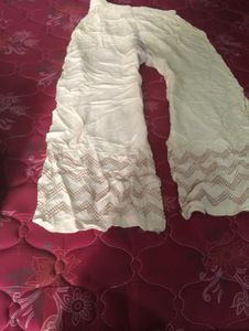 Elegant Cream Embroidered Kurti