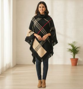 💁 New  'Woollen Poncho' For Women ✨