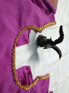 Beautiful  Magenta colour Embroidered Blouse