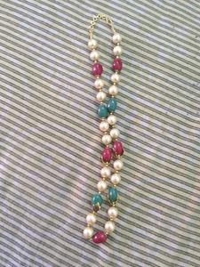 Vintage Beaded Pearl Necklace